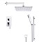Rain Shower System with Handheld, Rain Shower Head, Shower Faucet Set